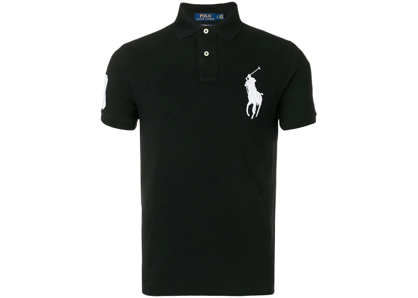 Мужская рубашка-поло с коротким рукавом с принтом Big Pony Polo Ralph Lauren, Black