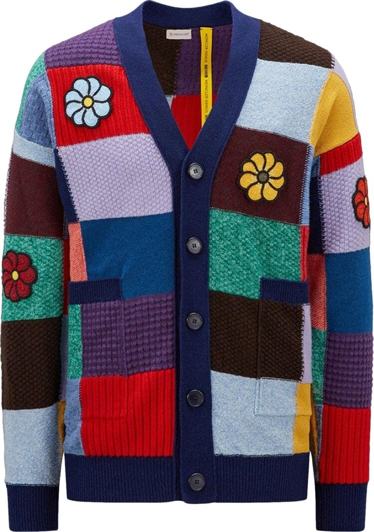 

Кардиган Moncler Genius x JW Anderson Patchwork Cardigan 'Medium Blue', синий