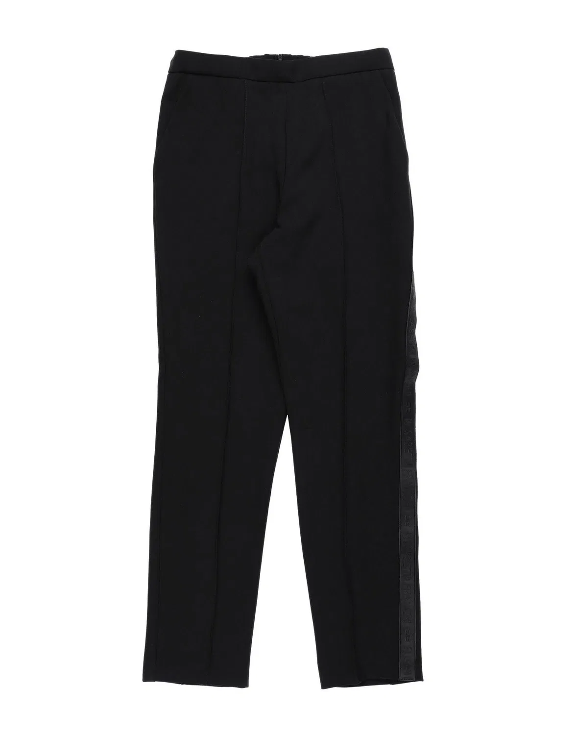 Брюки из крепа с лампасами Black Elisabetta Franchi, черный