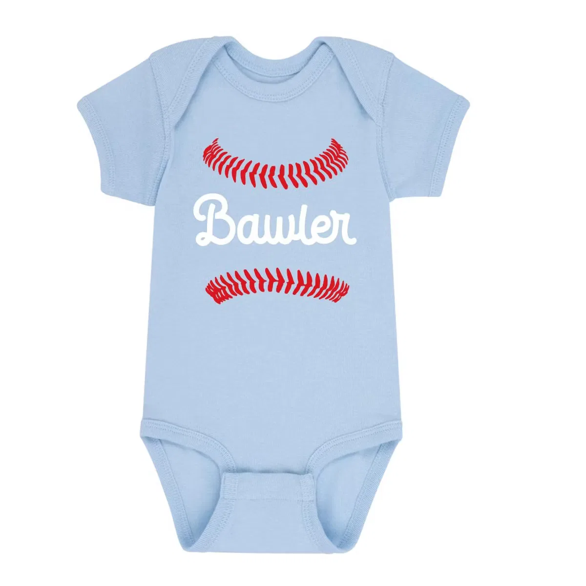 Боди-комбинезон детское с принтом Bawler Instant Message, Light Blue