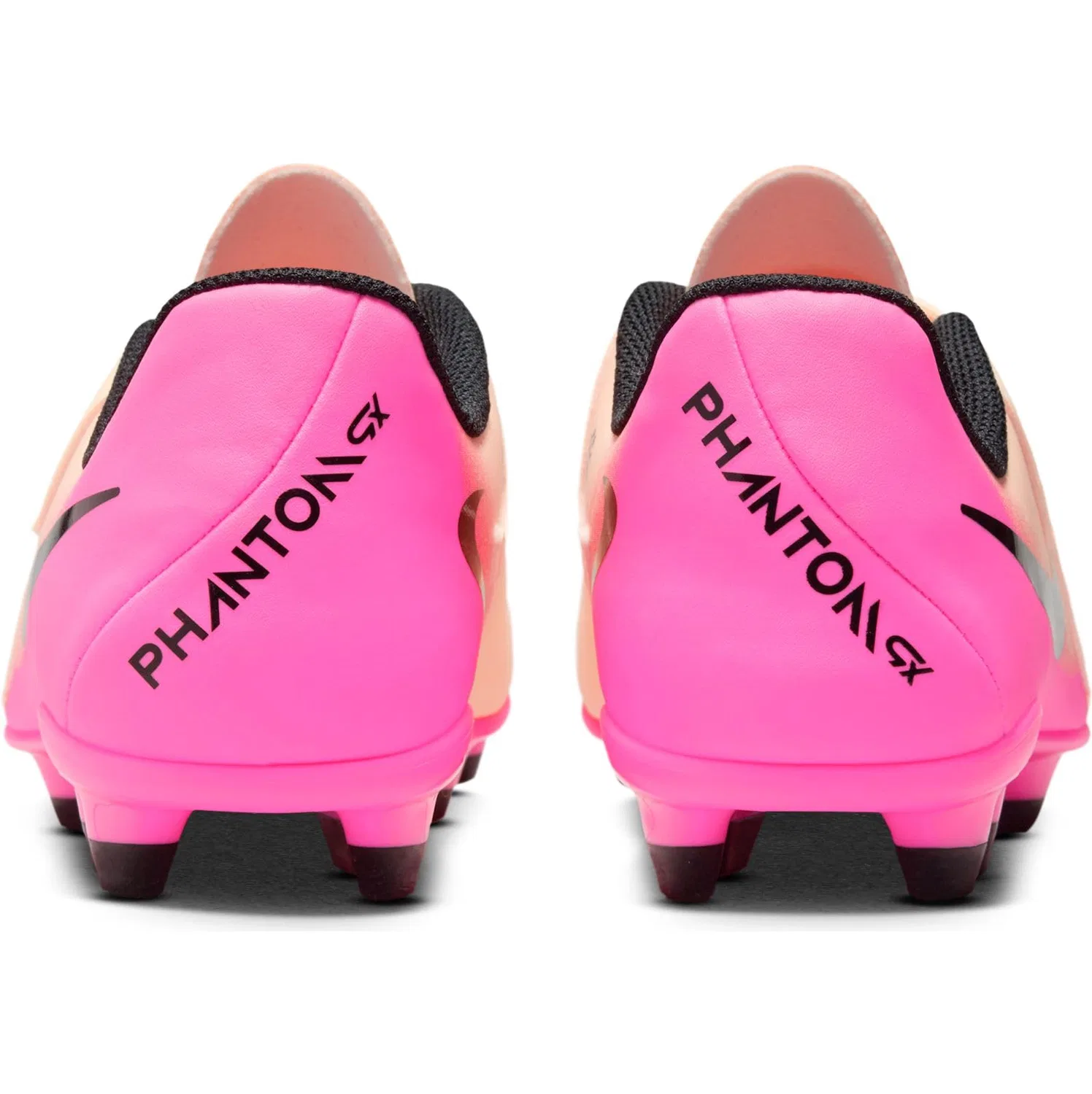 Детские кроссовки для мальчиков с низким вырезом Jr. Phantom Gx 2 Club NIKE, Crimson Tint Black Pink Blast — фото 3