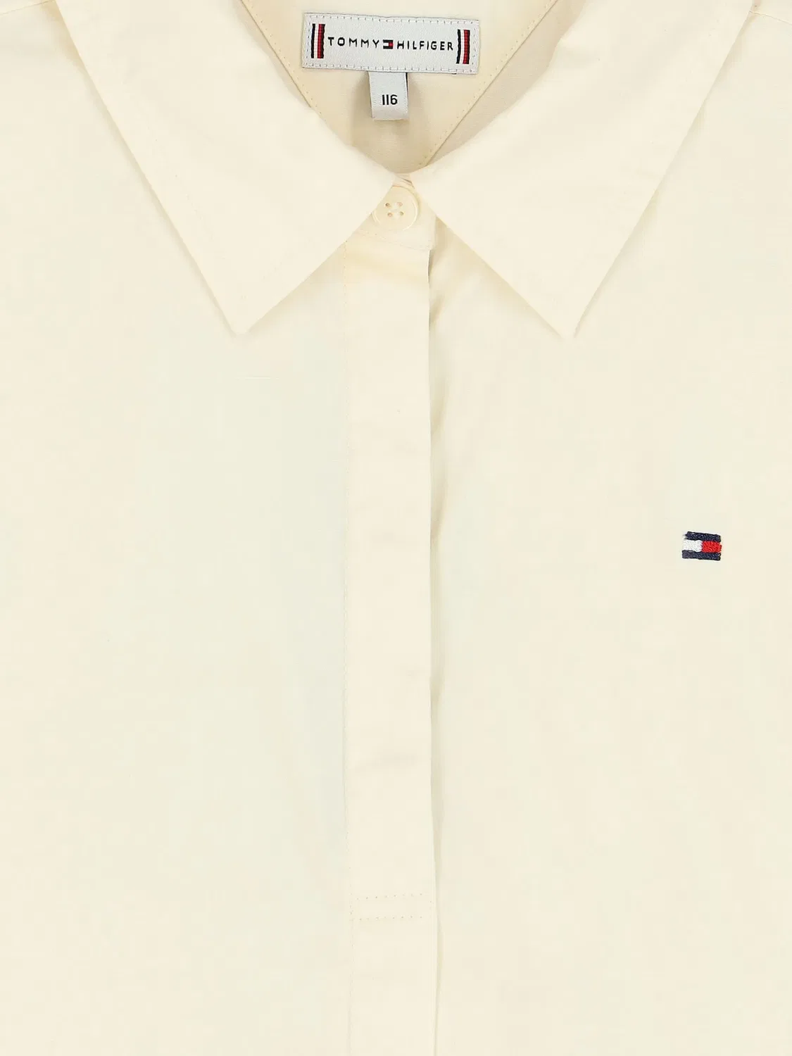 Платье-поло с вышитым логотипом Tommy Hilfiger, желтый — фото 3