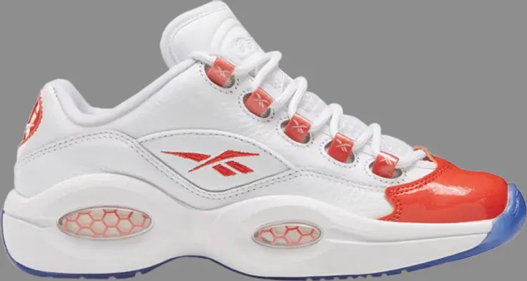

Кроссовки question patent low j 'vivid orange' Reebok, белый