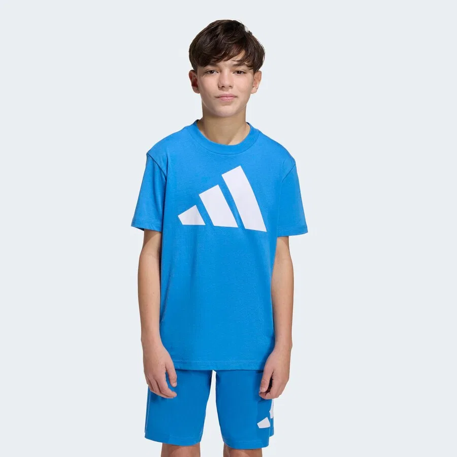 Спортивная футболка ADIDAS SPORTSWEAR Performance Shirt 'Essentials' светло-голубого цвета — фото 2