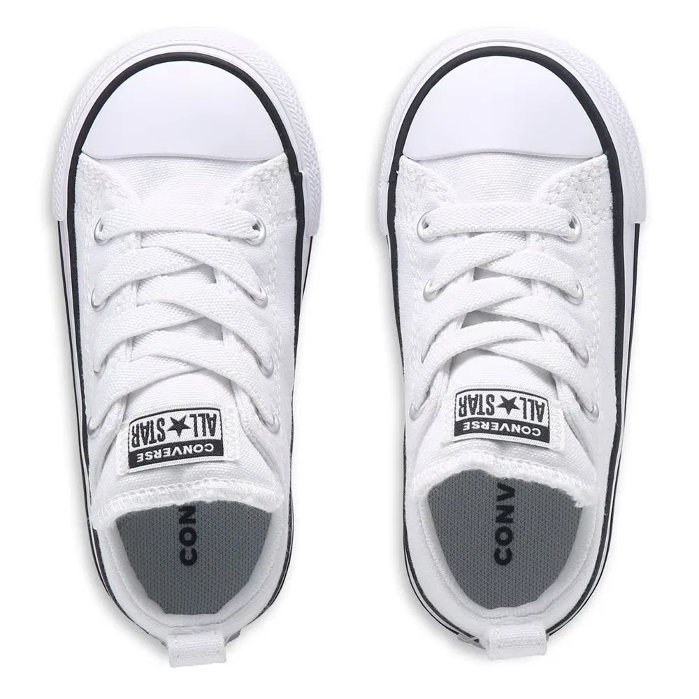 Детские низкие кроссовки Chuck Taylor All Star Madison для малышей Converse, White/Black — фото 4