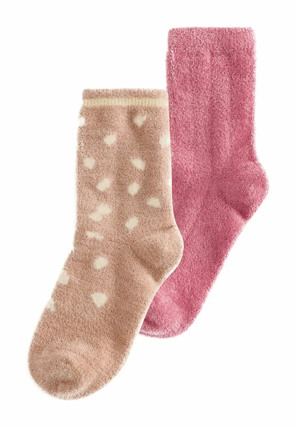 Уютные короткие носки, 2 пары Next, Pink Mink