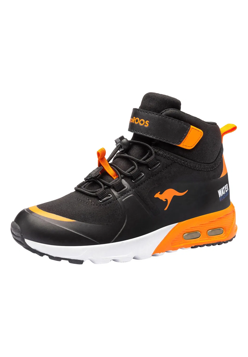 Детские водонепроницаемые кроссовки KX-Hydro High-Top Kangaroos, Schwarz Orange