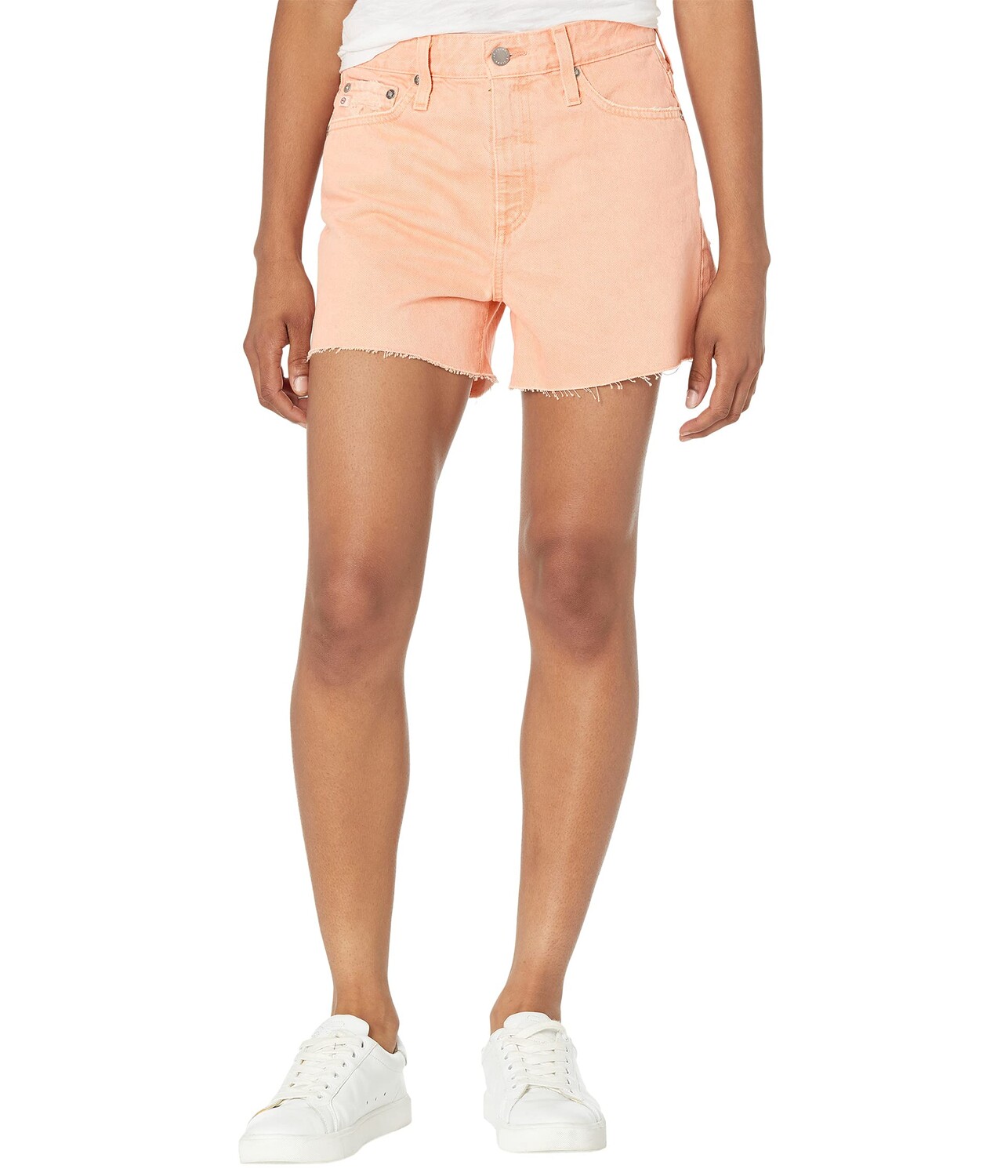 

Шорты AG Adriano Goldschmied, Alexxis Vintage High-Rise Shorts in Element Euphoric Coral