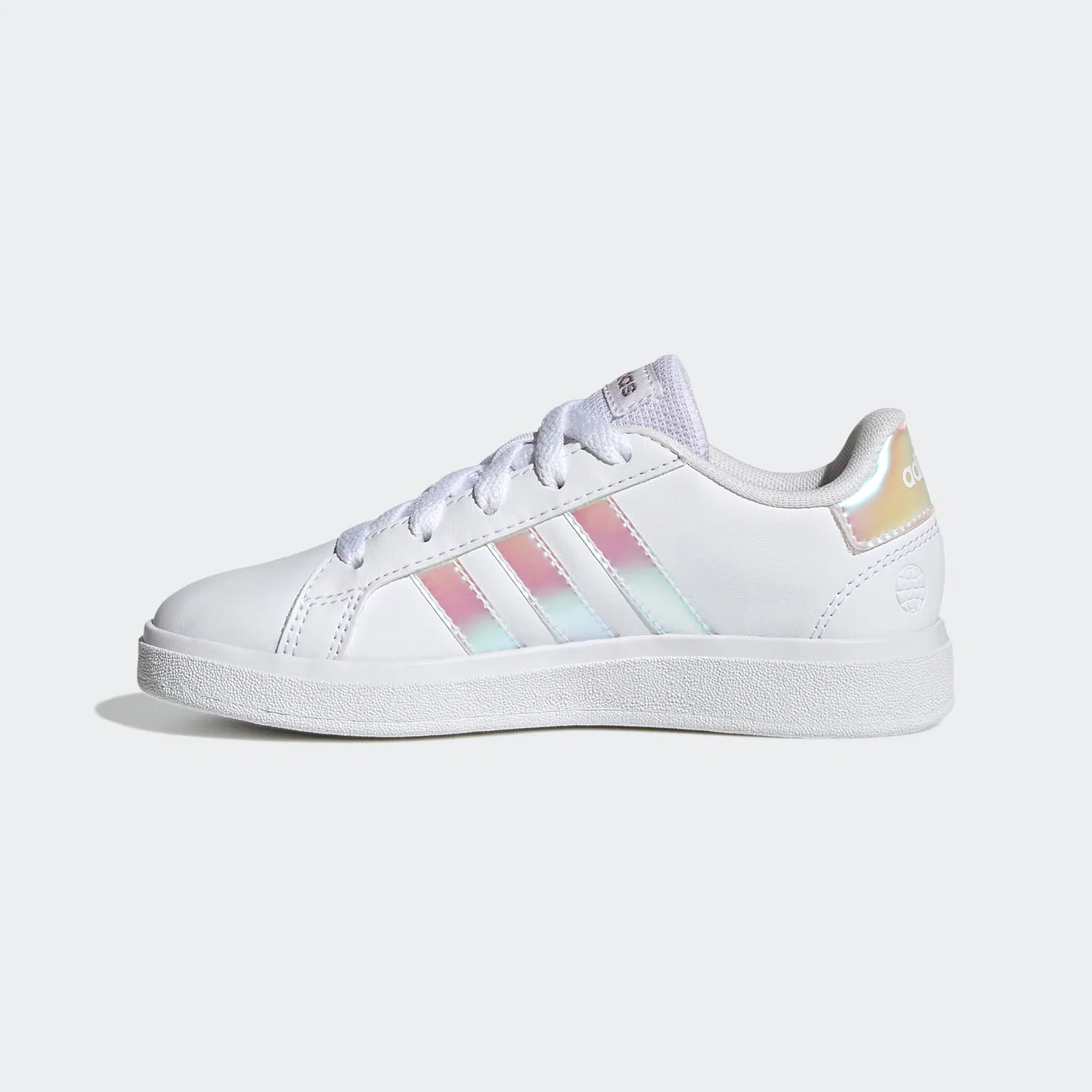 Детские спортивные кроссовки с обновленным дизайном Adidas Sportswear, Cloud White/Iridescent/Ftwr White — фото 3