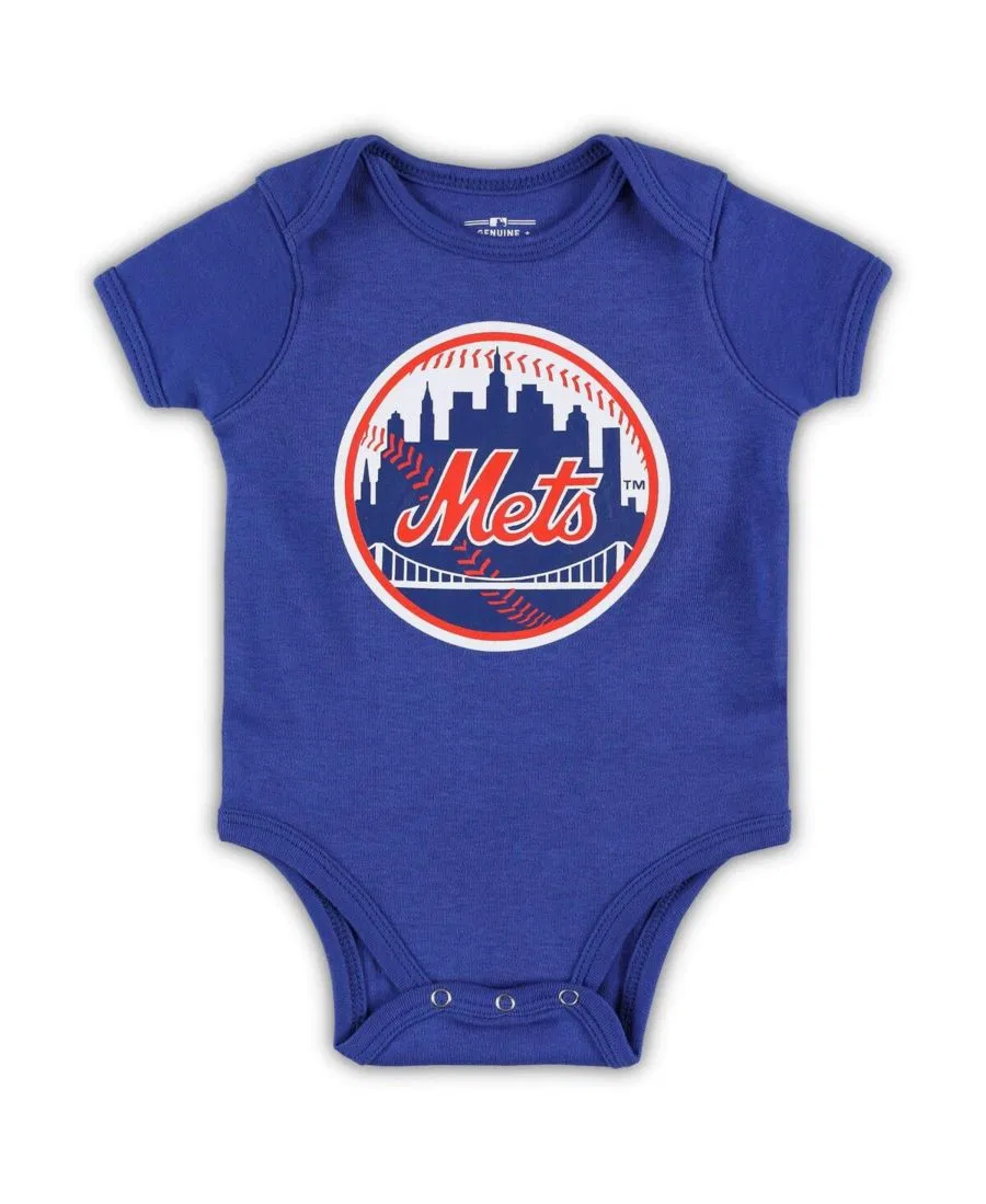 Боди с коротким рукавом с принтом New York Mets Primary Logo Outerstuff, Royal