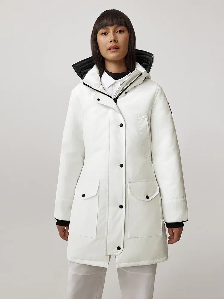 Пуховик женский с капюшоном Muscoka Relaxed Hoody CANADA GOOSE, White