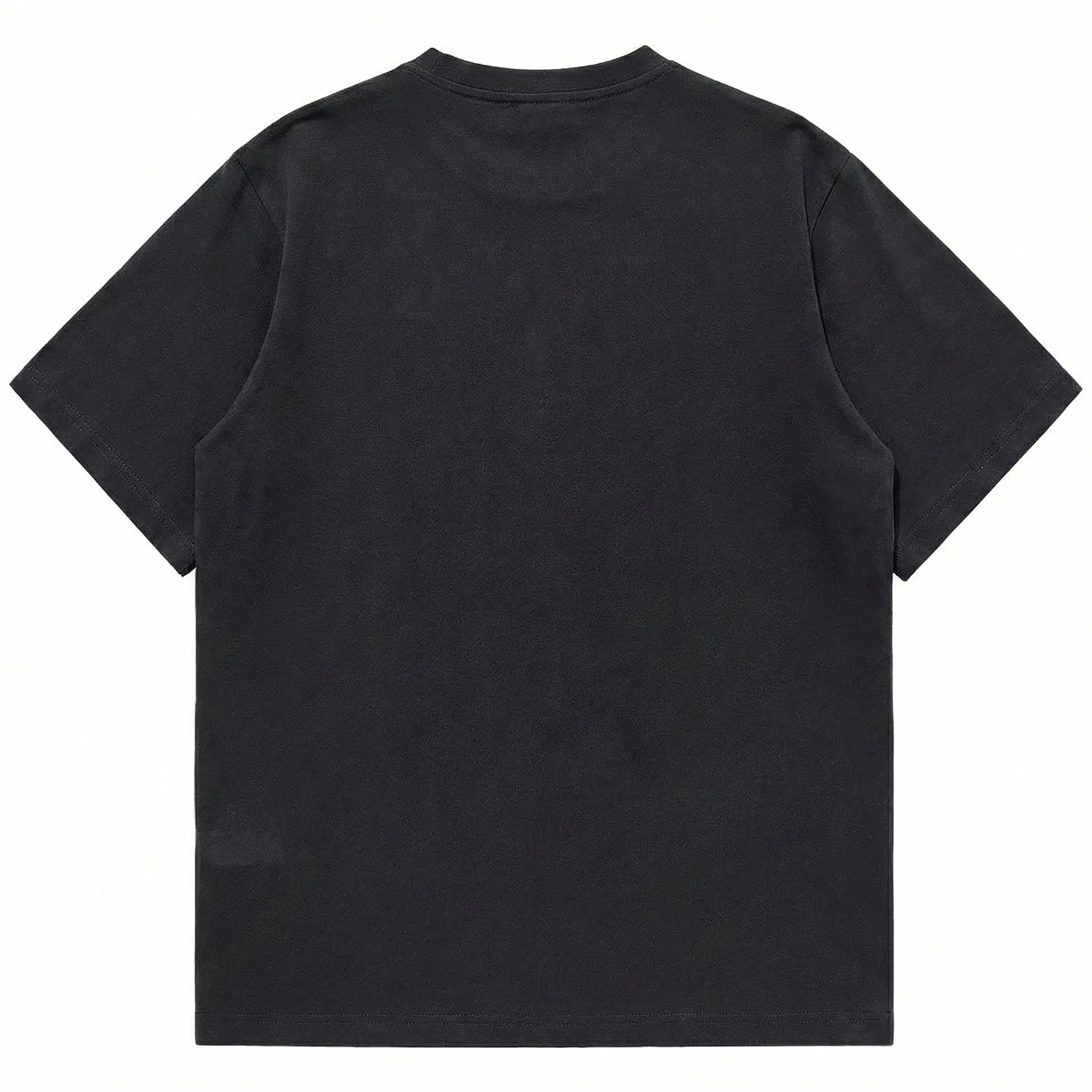 Детская футболка с принтом Red Bean Hot Air Balloon Print Short-Sleeve Oversized Slimming Pure Cotton Everyday Commute Versatile Couple Style Short-Sleeve Top T-Shirt Unisex, Black — фото 3