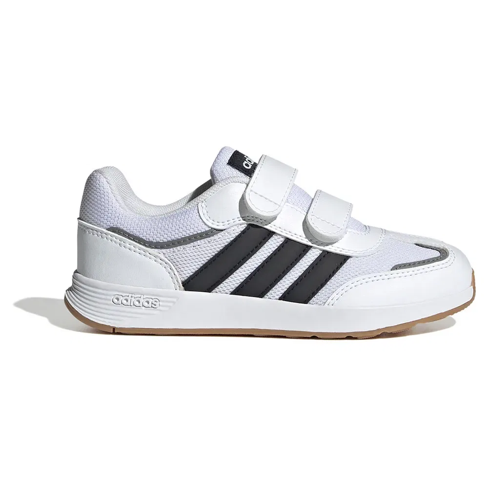 Детские кроссовки для девочек с липучками Tensaur Switch Adidas, White