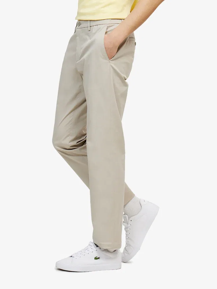 Чиносы зауженные LACOSTE, Beige — фото 2