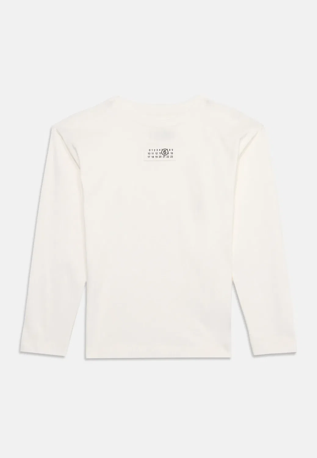 Унисекс - футболка с длинными рукавами Mm6 Maison Margiela, White