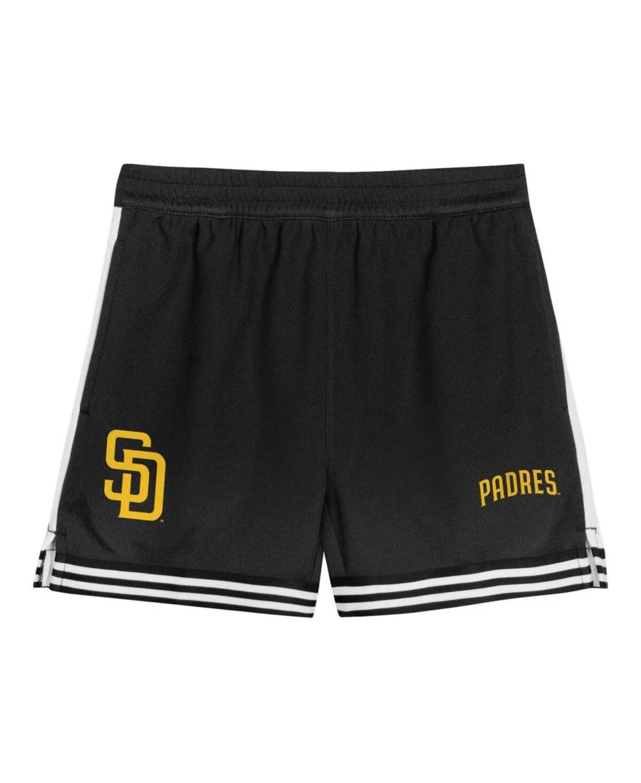 Комплект из футболки и шорт с принтом San Diego Padres Hitter Infielder Outerstuff, Gold — фото 4