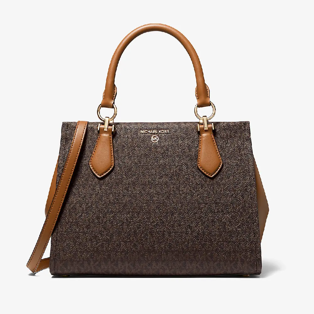 

Сумка Michael Michael Kors Marilyn Medium Logo Satchel, коричневый