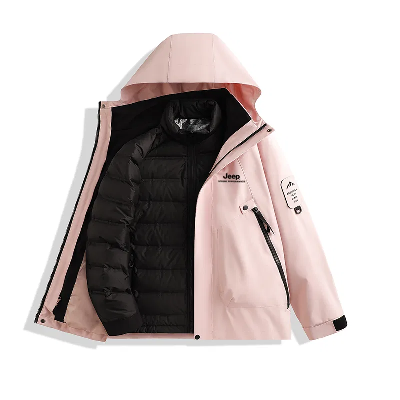 Детский худи с капюшоном и отстегивающимся капюшоном Jeep, Mist Pink