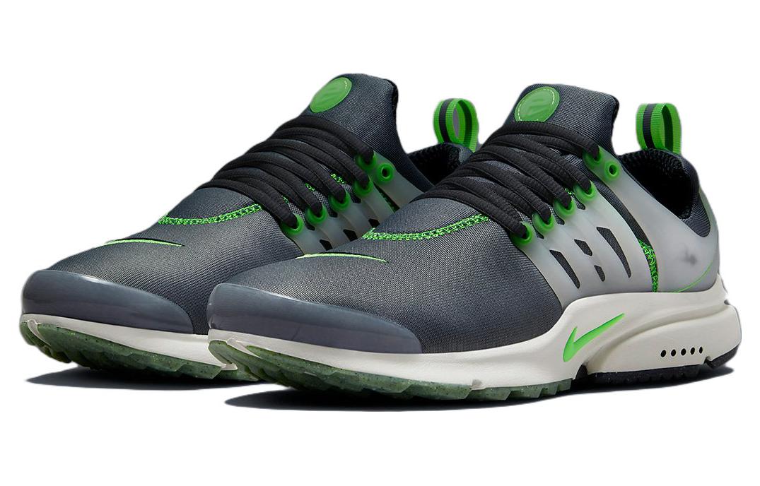 Кроссовки Nike Presto Premium, серый/зеленый — фото 3