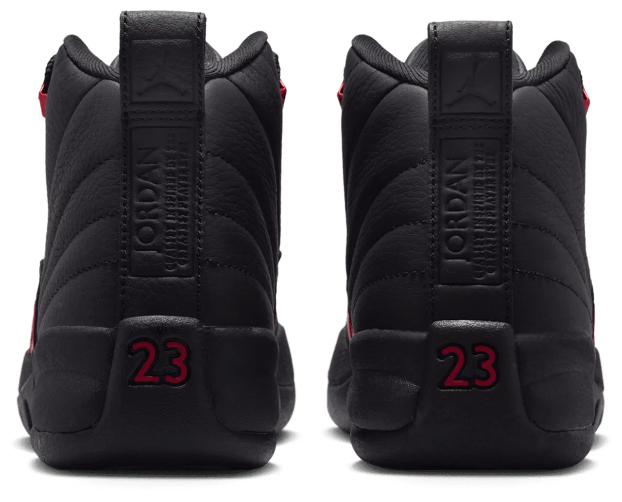 Кроссовки для мальчиков Retro 12 Jordan, черный/красный — фото 3