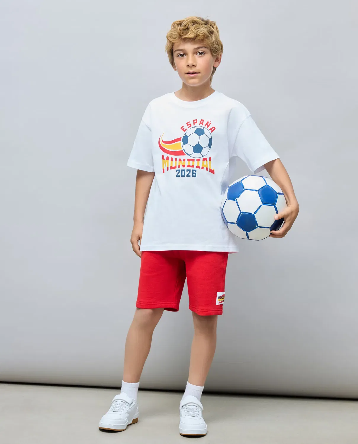 Детские шорты для мальчиков из футера Mundial Kids El Corte Inglés, 600 Rojo