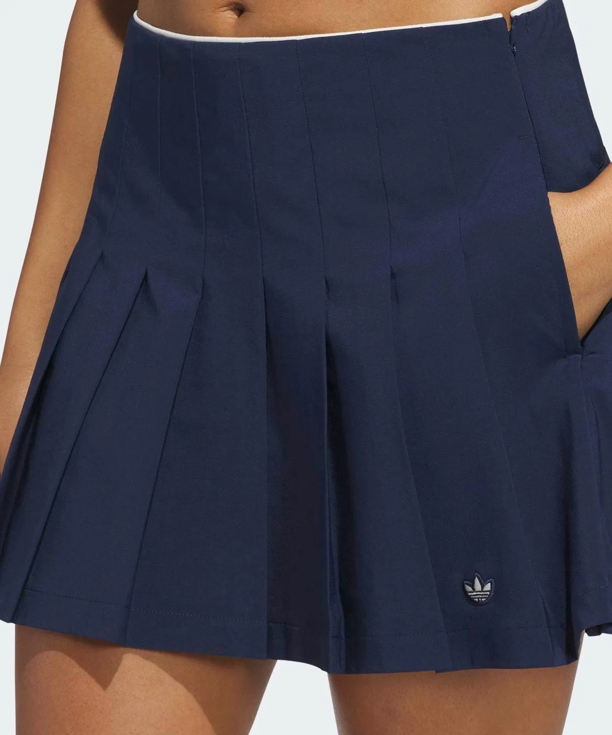 Женская плиссированная юбка с карманами Adidas Original Golf Pull-On Pleated Skirt, Navy — фото 3