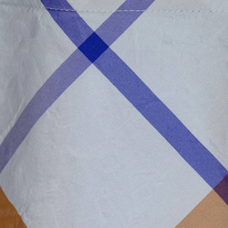 Юбка плиссированная шелковая Kids Vienna Pleated Check Burberry, Slate Blue Ip Check — фото 4