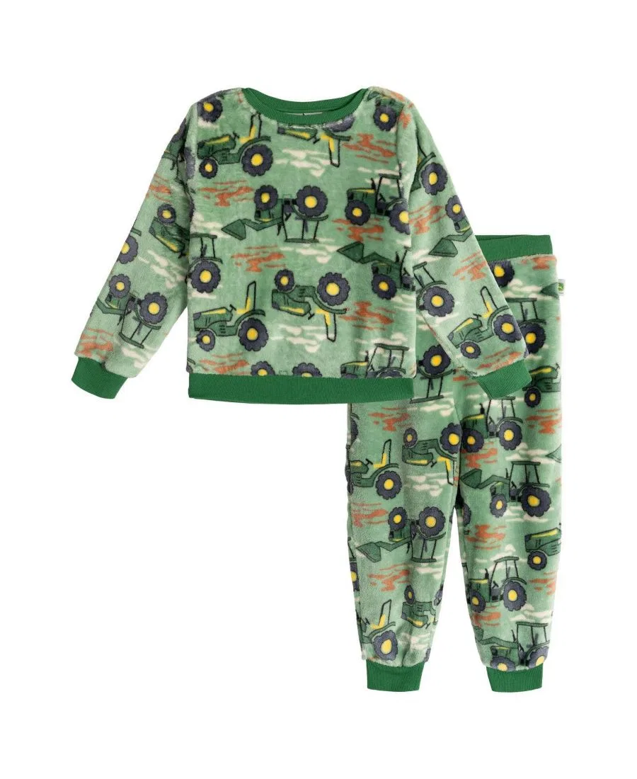 Комплект из свитшота и спортивных брюк с длинным рукавом John Deere, Green Camo Tractors