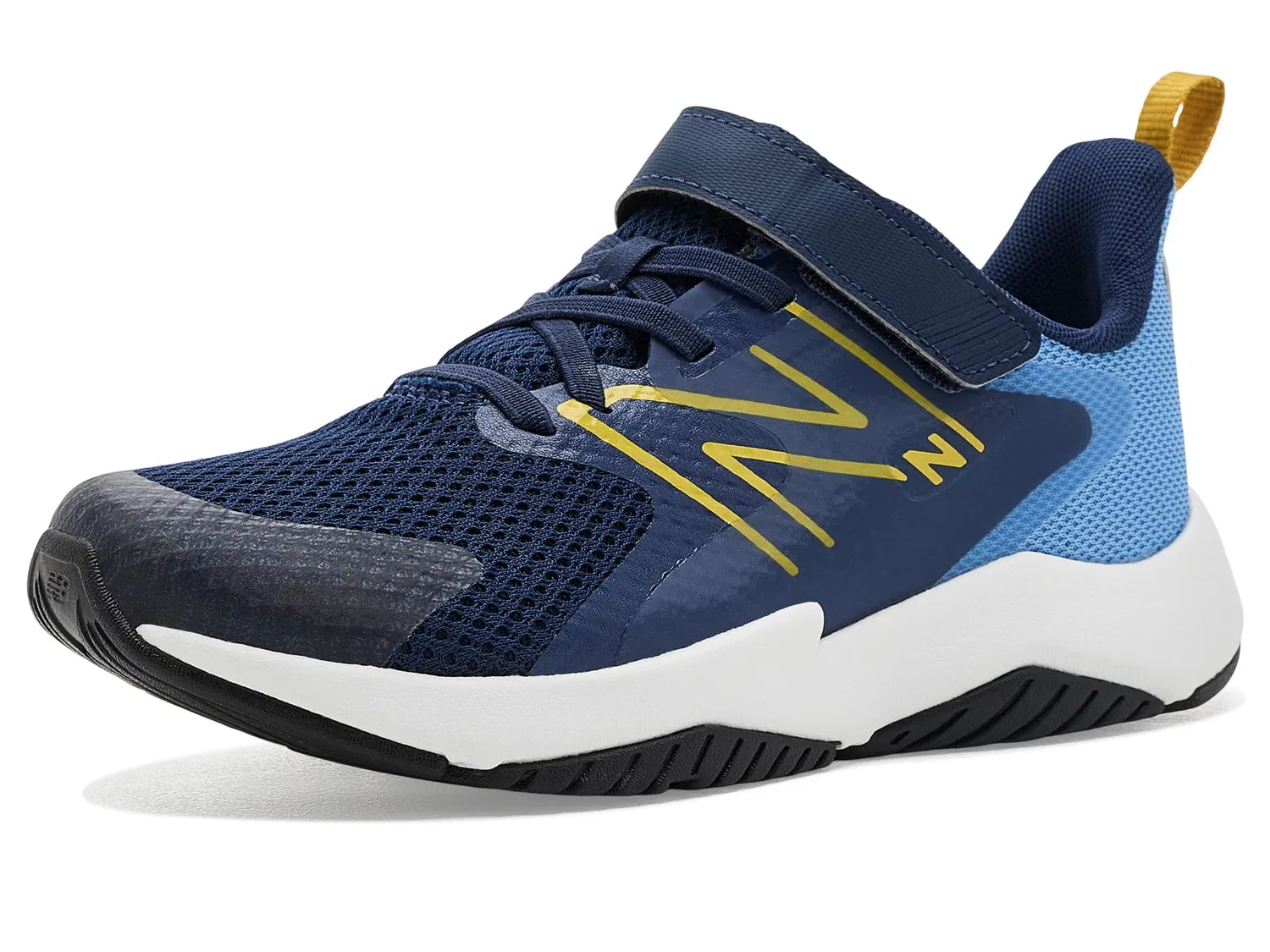Кроссовки Rave Run Hook-and-Loop (для маленьких детей) New Balance Kids, Analog Blue/NB Navy — фото 2