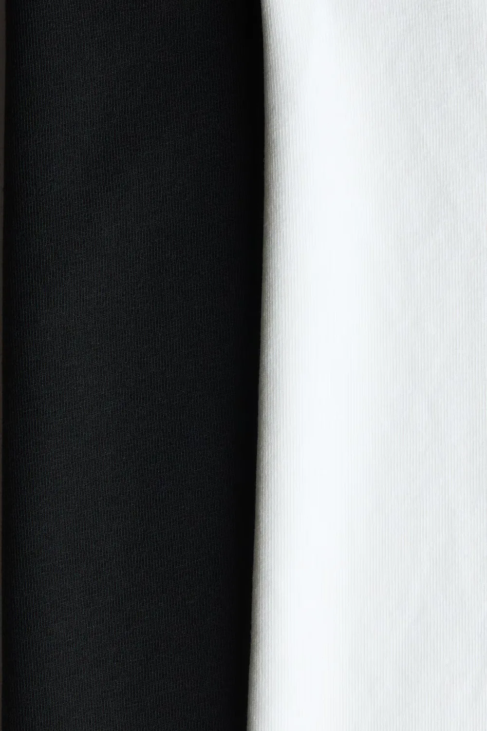 Комплект из 2 хлопковых маек H&M, Schwarz — фото 2