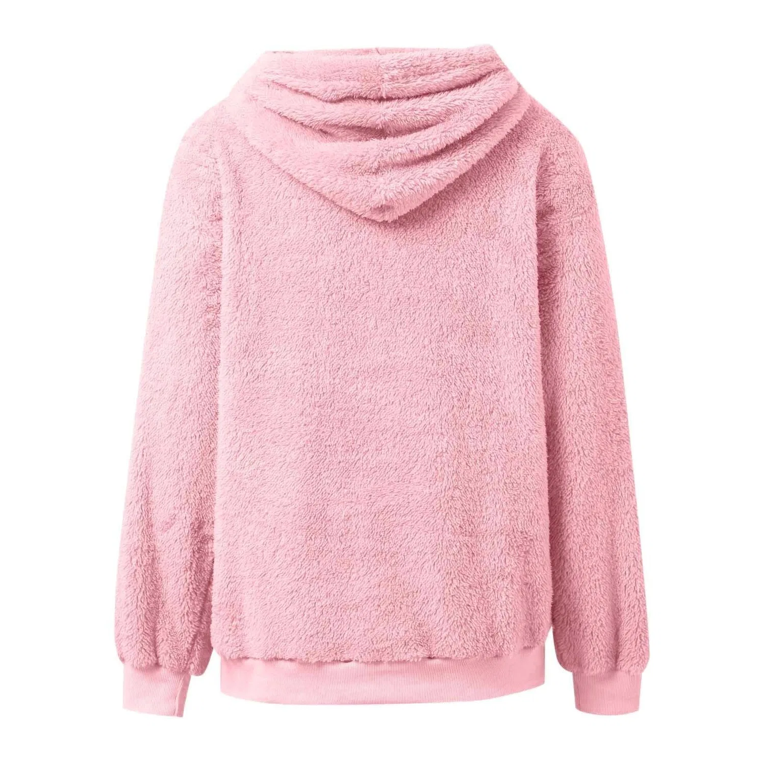 Женский худи с карманом-кенгуру Cat Hoodie, Z41 Hot Pink — фото 4