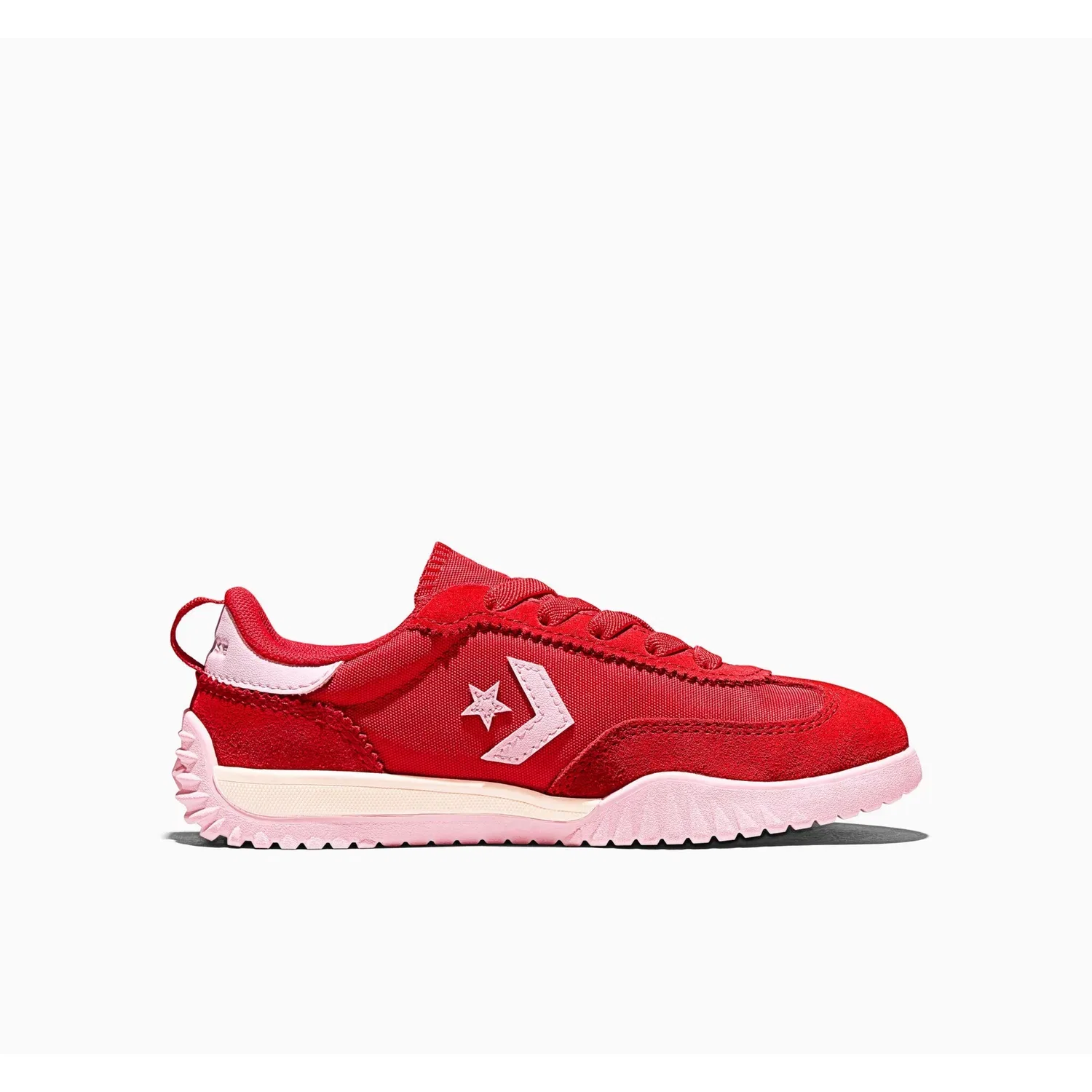 Детские кроссовки с шнуровкой Run Star Trainer Converse, Red/New Found Bloom/Egret