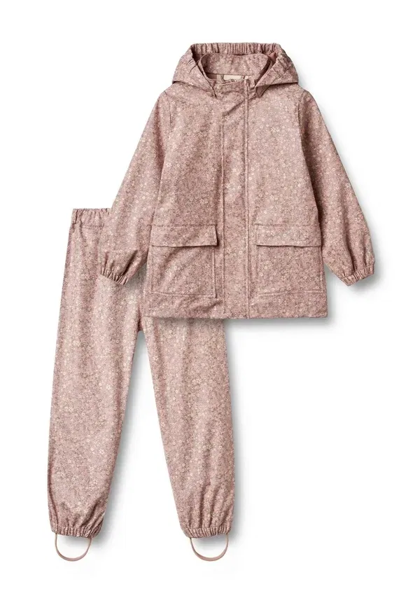 Комплект из куртки и брюк, водонепроницаемый, Set und ola set - rain trousers, Wheat, Powder Flower Meadow