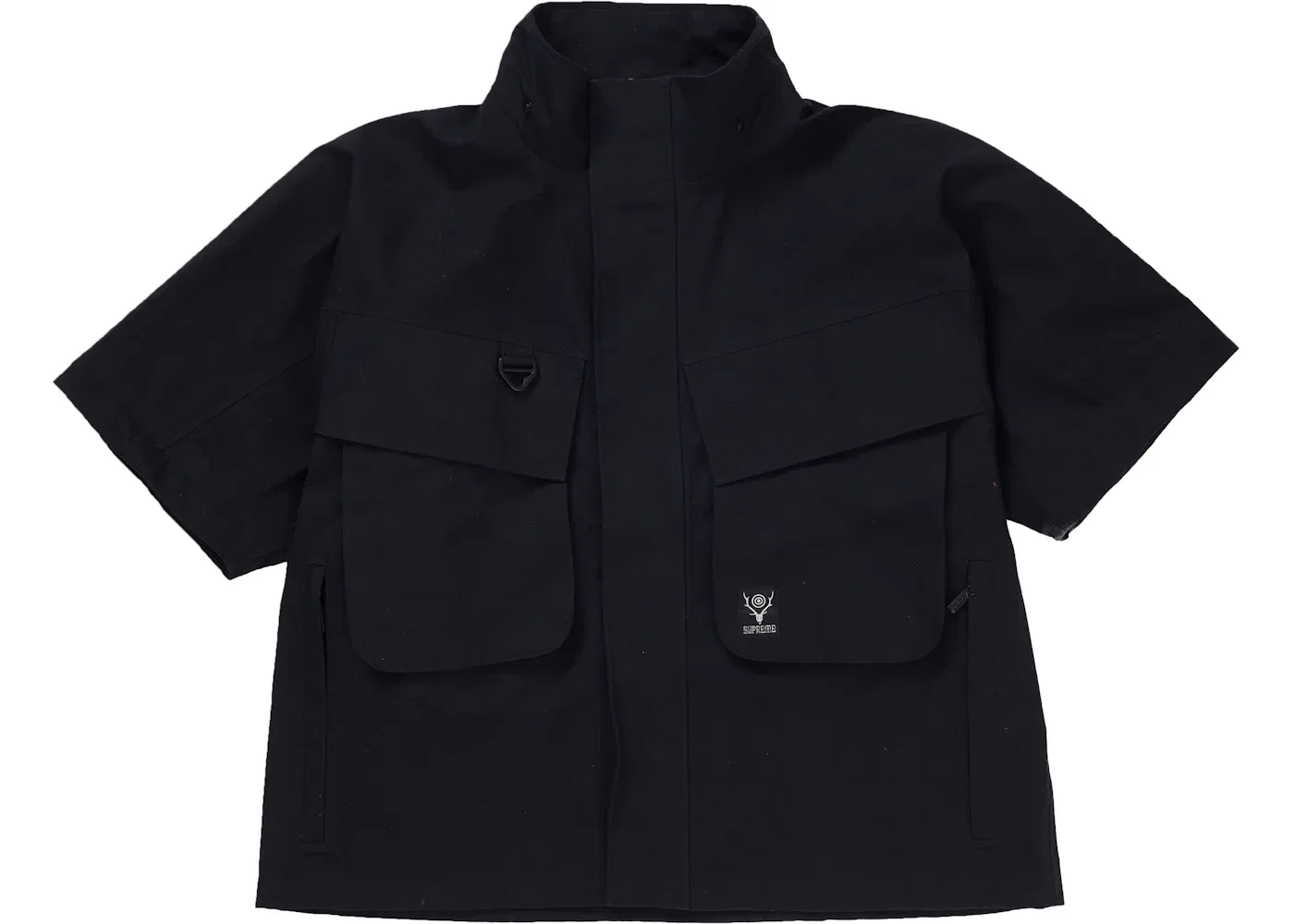 Мужская куртка из водоотталкивающего рипстопа с капюшоном Supreme SOUTH2 WEST8 River Trek Jacket, Black — фото 3