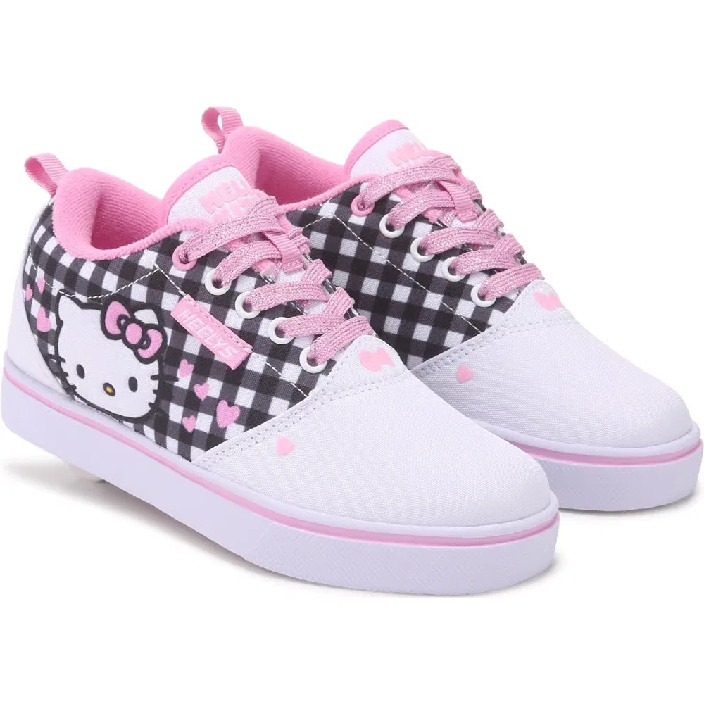 Детские кроссовки Hello Kitty Pro 20 Heelys, White/Black/Pink Hello Kitty
