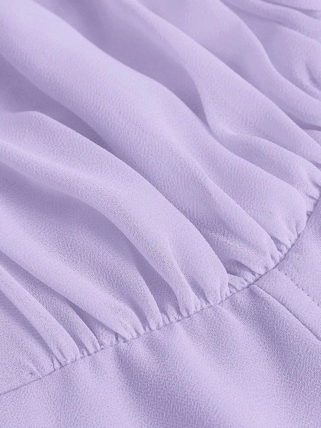 Женское летнее платье-ками с узлом на плече BoHo, Mauve Purple — фото 3