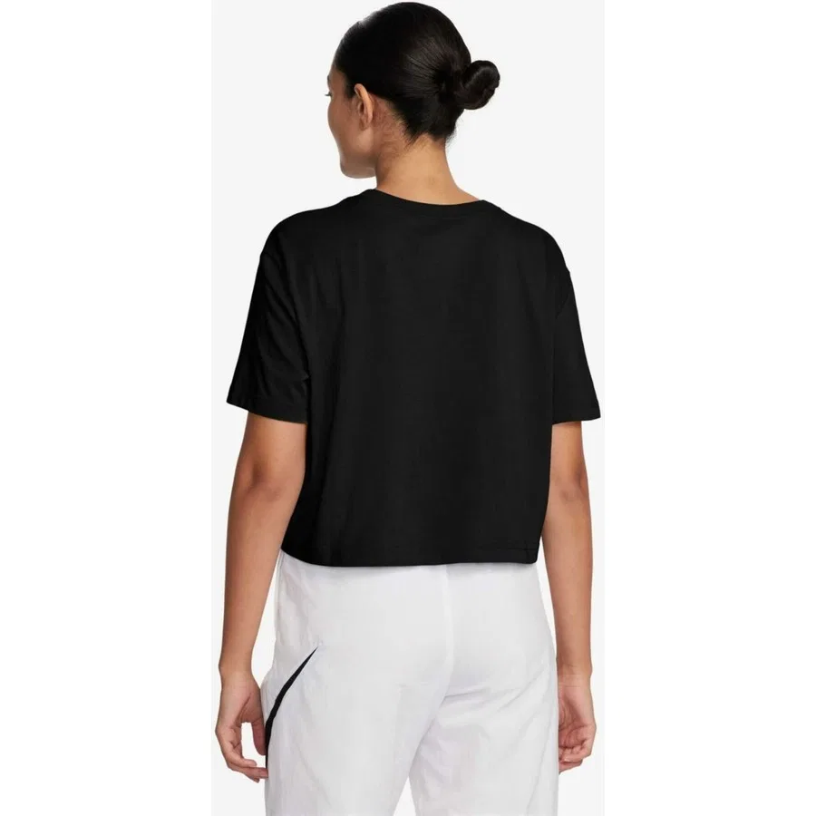 Женская футболка с принтом Nike Pro Dri-Fit Graphics, XS, Черный — фото 2