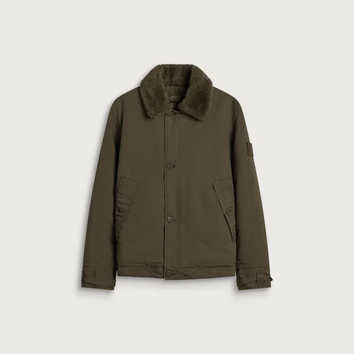 Куртка-бомбер Stone Island Ghost David-TC, Military Green