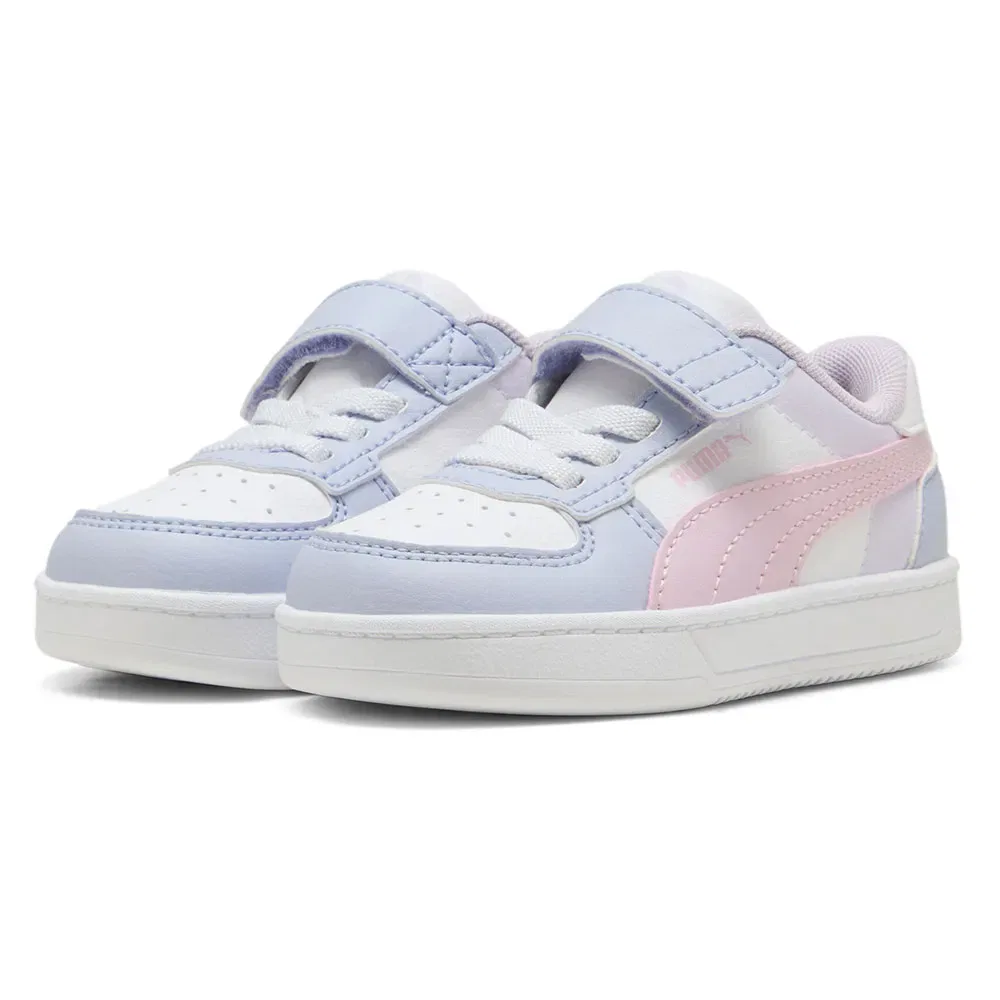 Детские кроссовки для девочек с ретро-дизайном Caven 2.0 Block Ac+ Puma, White