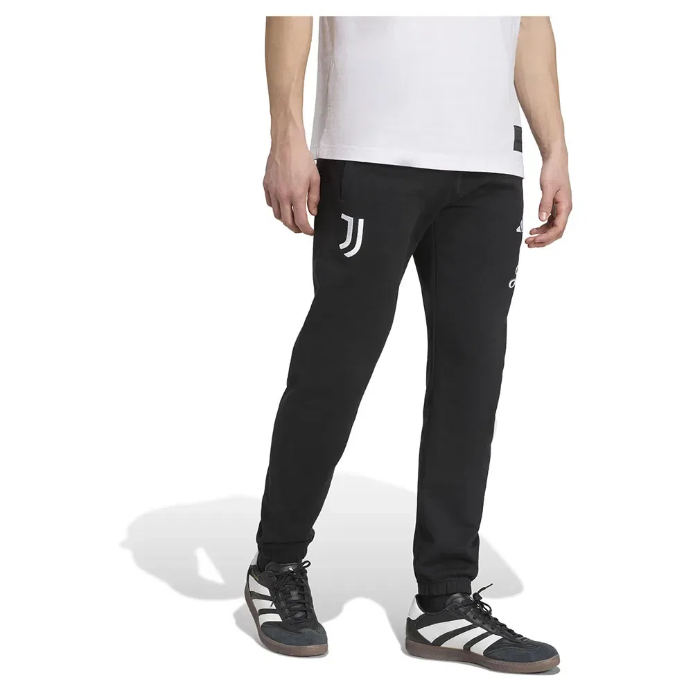 Женские спортивные штаны с принтом US Pack Adidas Juventus, Black — фото 3