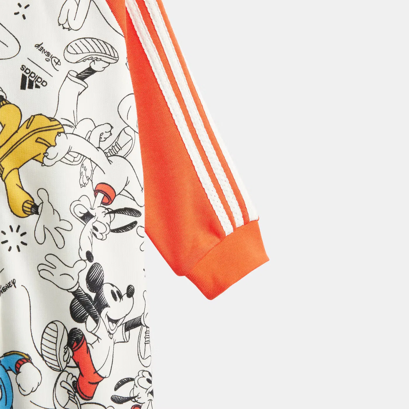 Боди-комбинезон с принтом Mickey Mouse x Disney Adidas, белый — фото 4