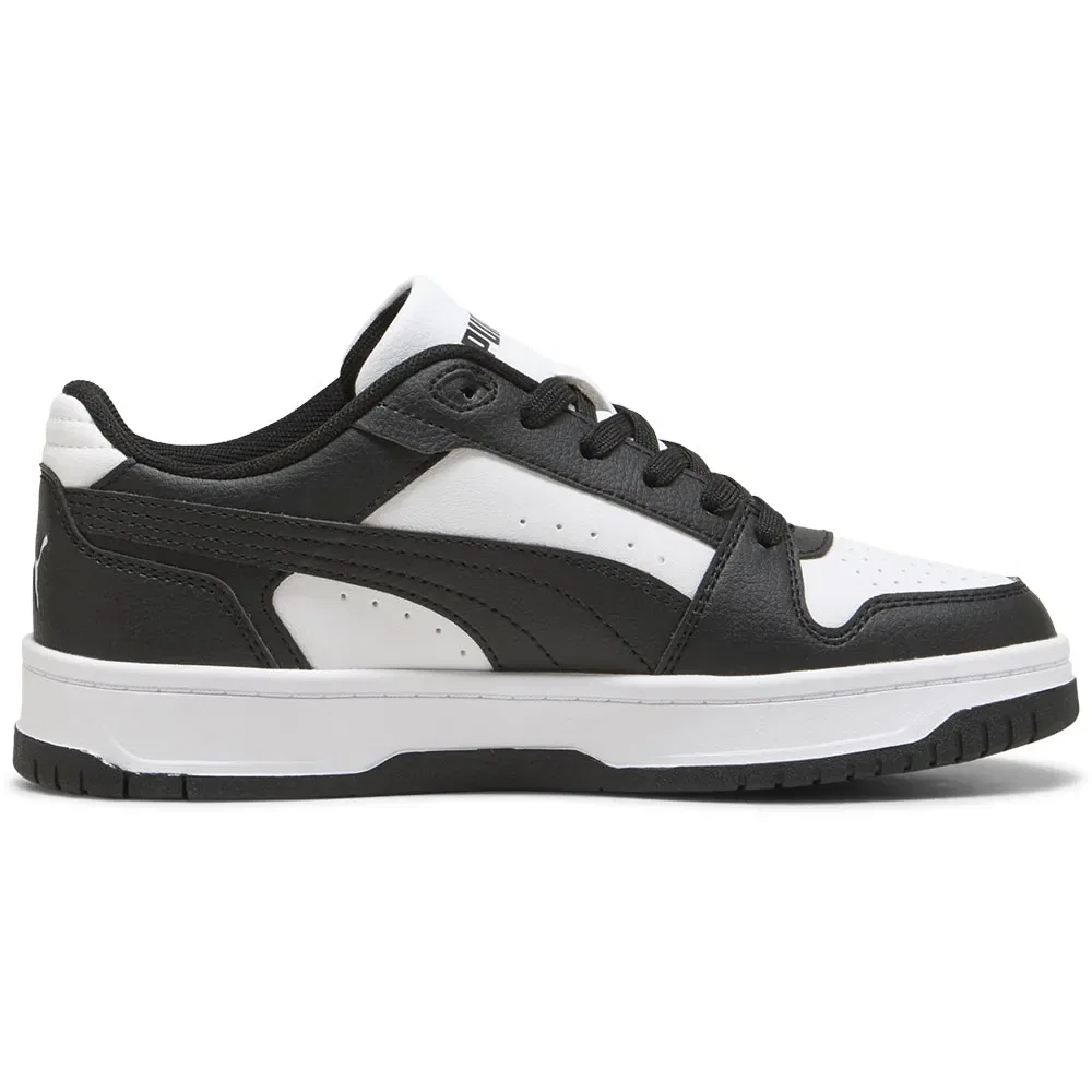 Детские кроссовки для девочек с верхом из синтетической кожи Rebound Slam Lo Puma, Black