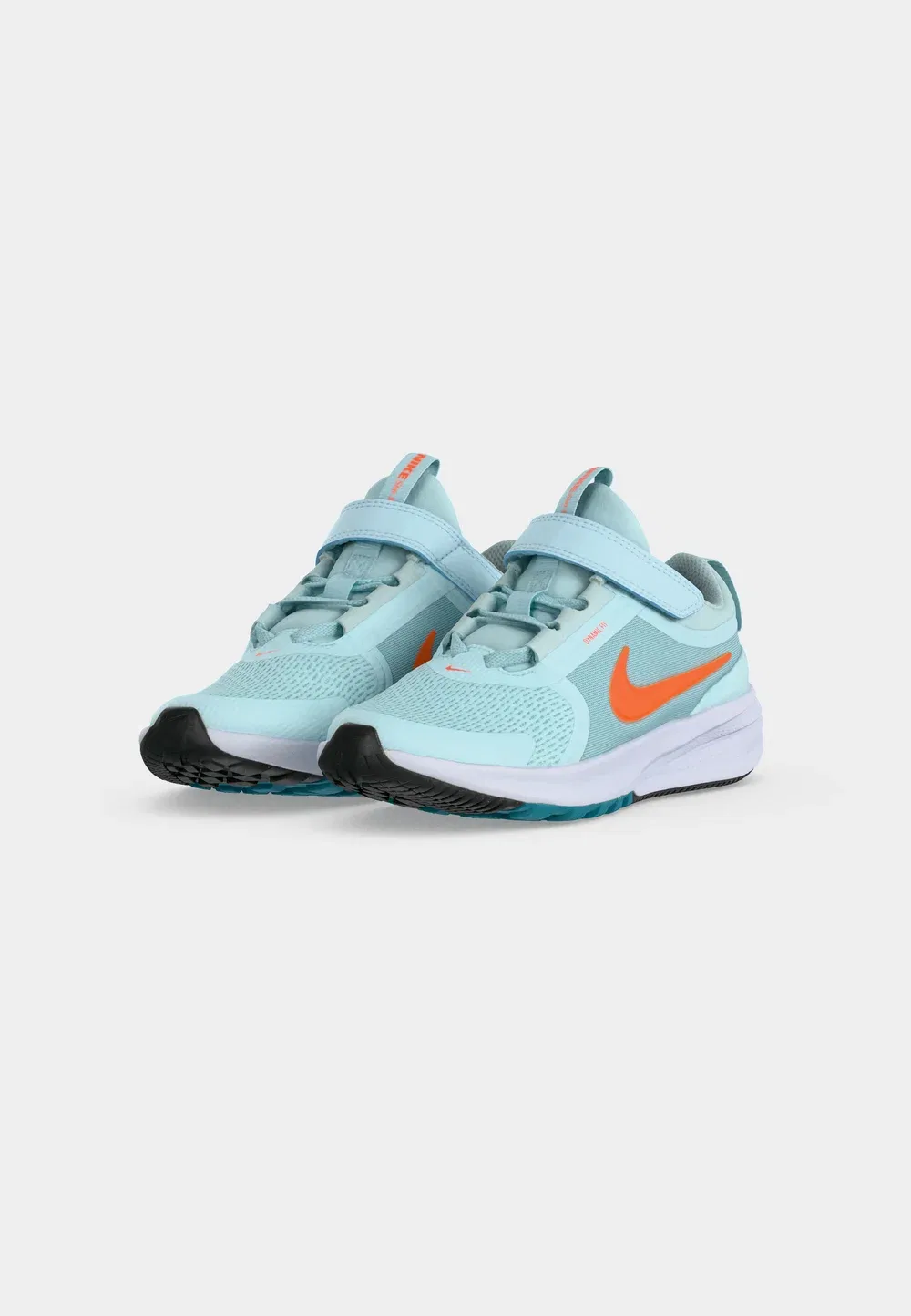Кроссовки Star Runner 5 унисекс для бега по улицам Nike Performance, Glacier Blue/Total Orange/Energy/Black — фото 3