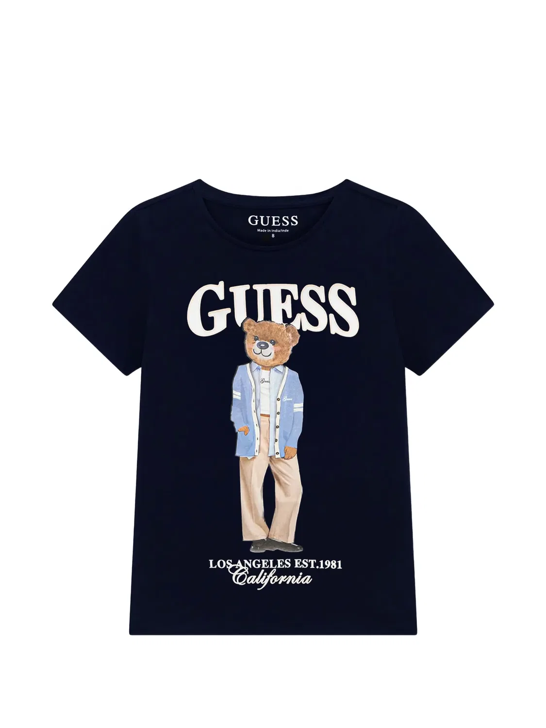 Футболка с принтом Guess Kids, синий