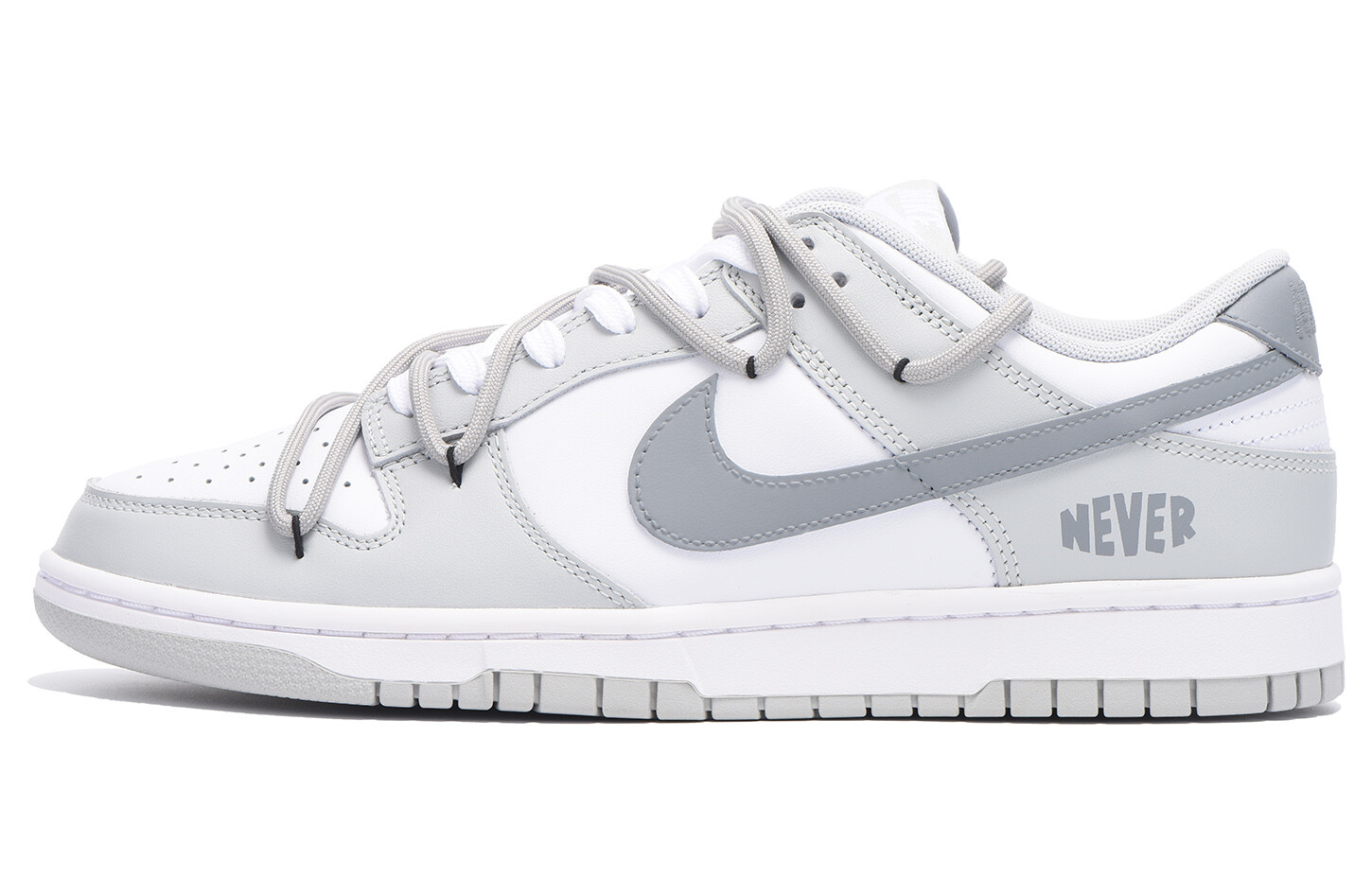 

Кроссовки Nike Dunk Skateboarding Shoes Men Low-top White/gray, светло-серый