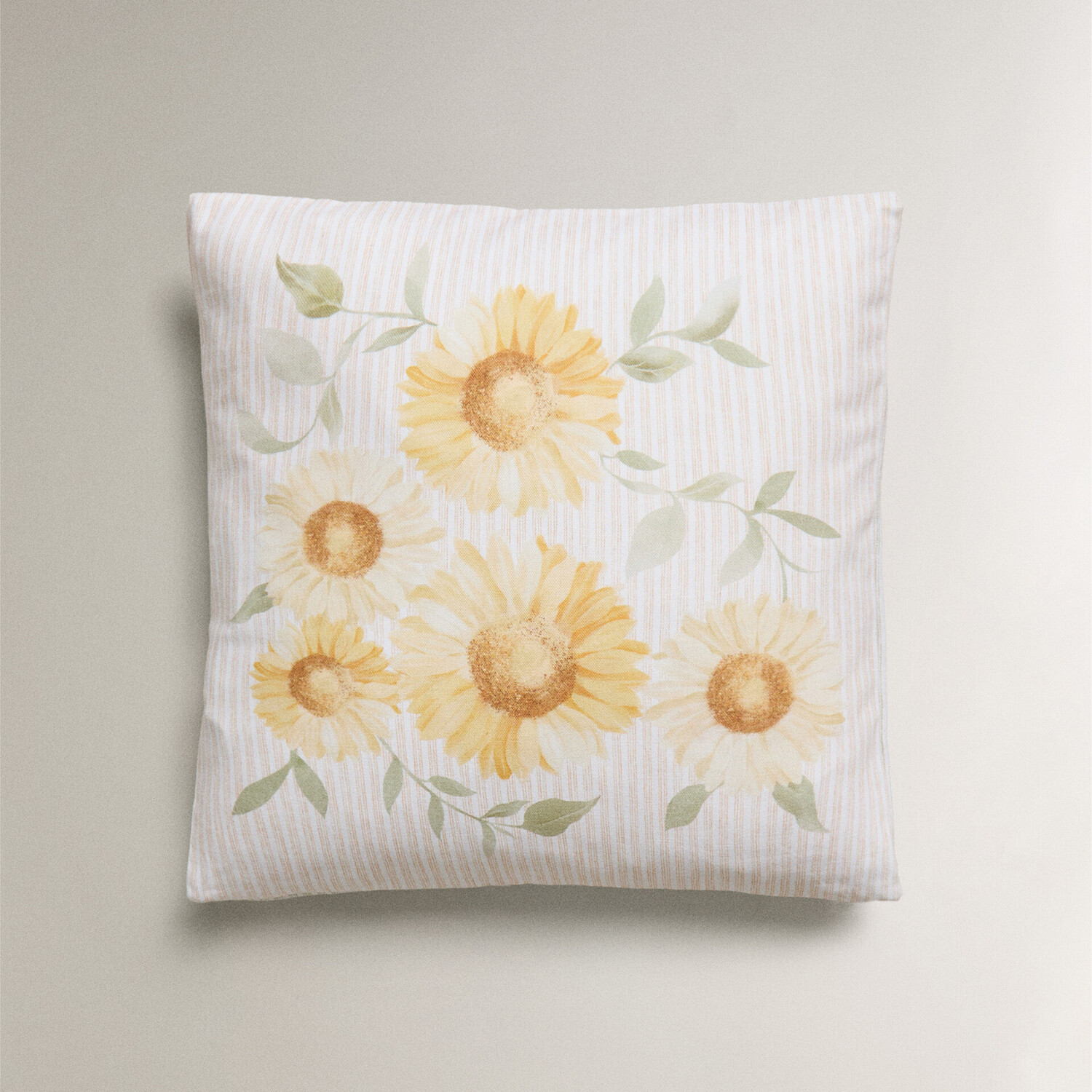 

Чехол для подушки Zara Home Sunflower, 45х45 см, хлопок