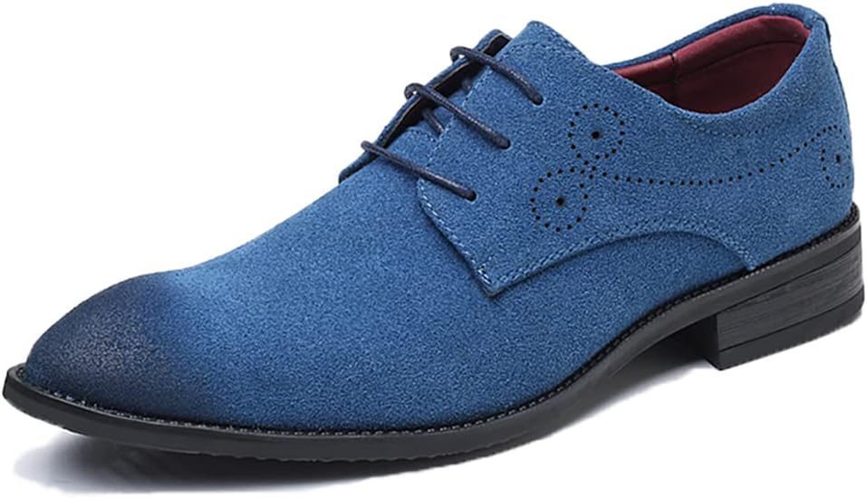 

Мужские повседневные оксфорды для бизнеса, кожаные мокасины без шнурков, для мужчин, для ходьбы, вождения, офиса и улицы, пенни-оксфорды, комфортные, модные, стильные, дышащие лоферы Veslexth, синий