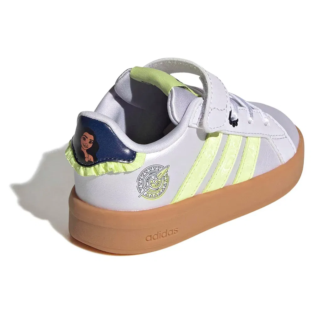 Кроссовки Disney Grand Court 30 Adidas, серебро — фото 4