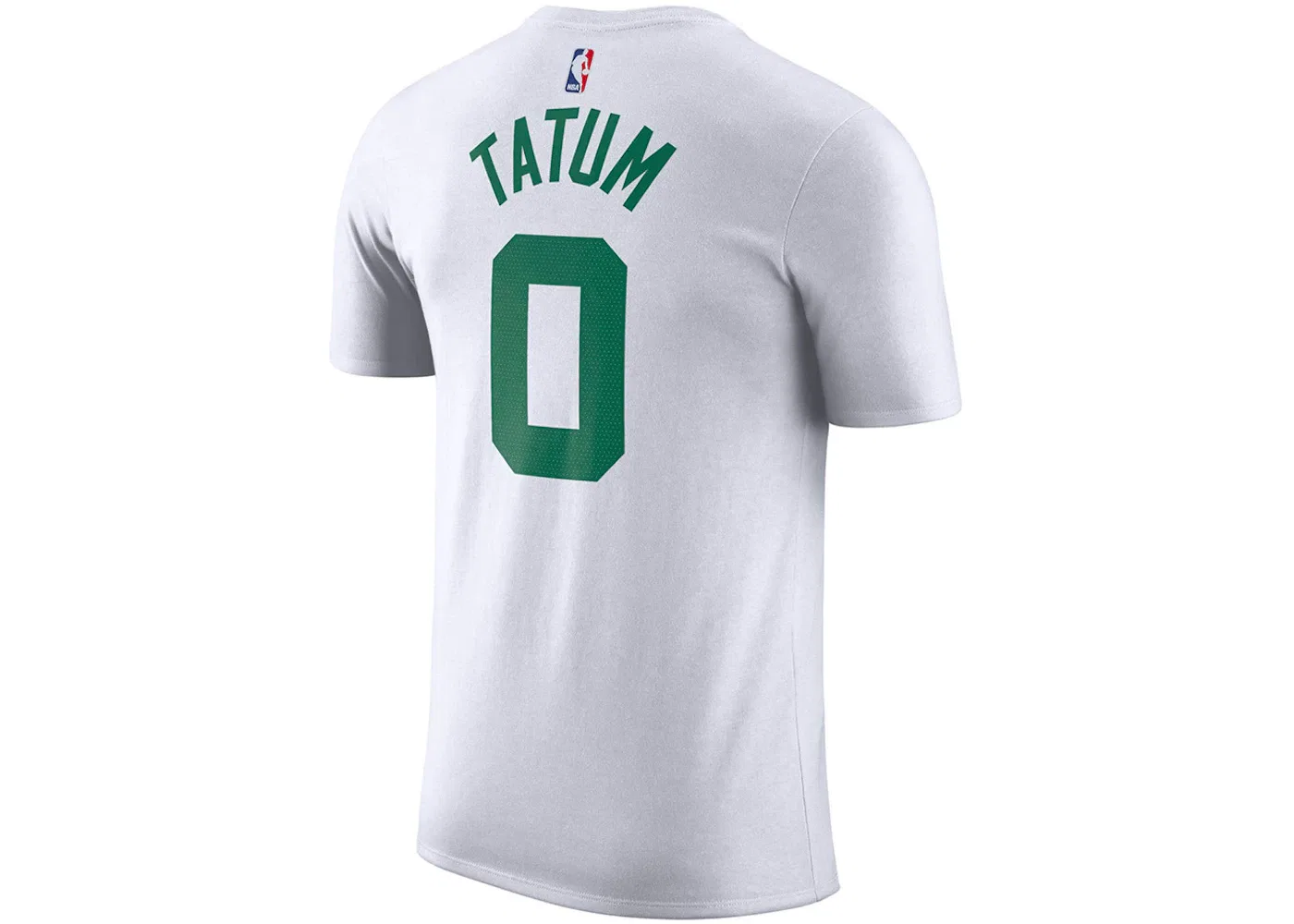Мужская футболка с принтом Nike NBA Boston Celtics Jayson Tatum, White/Green — фото 2