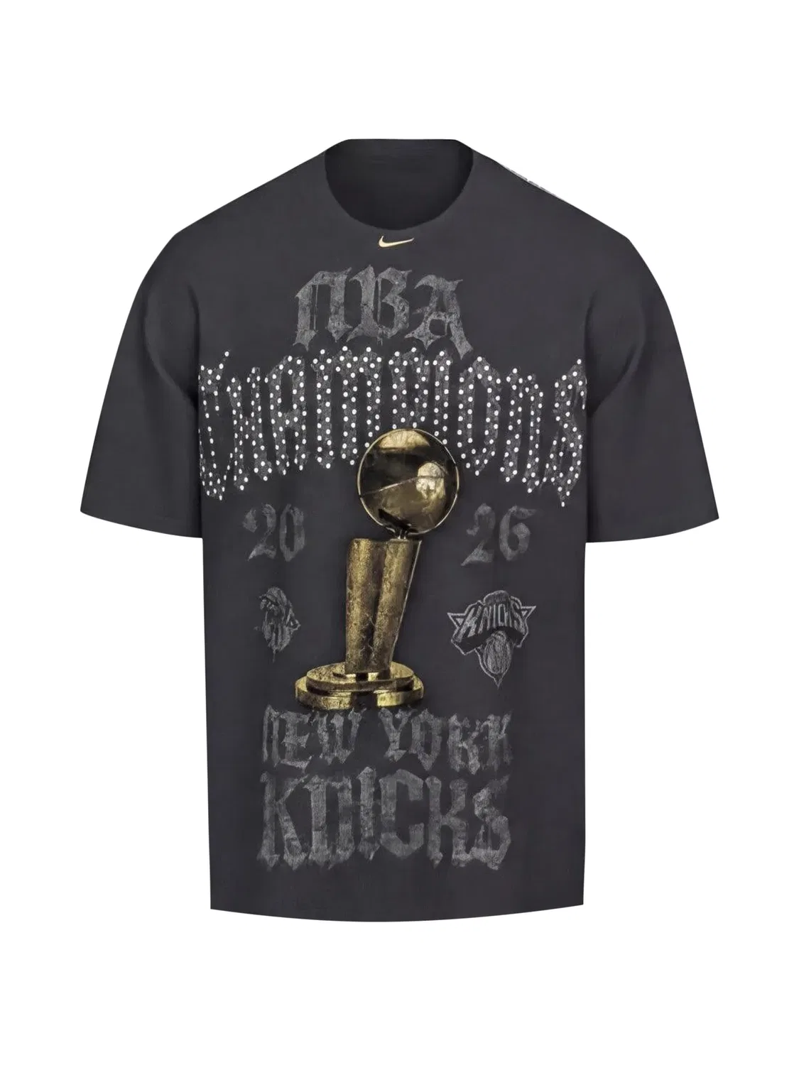 Футболка NBA New York Knicks 2026 Nike, серый